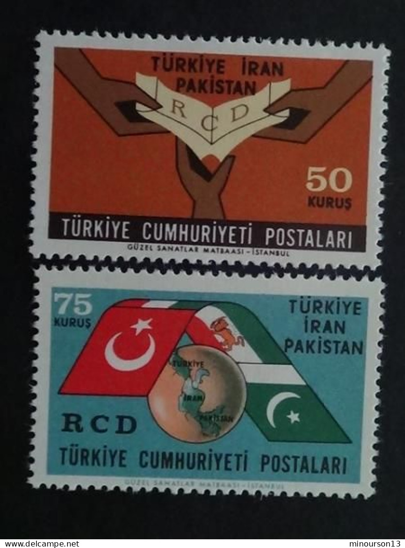 1965 TURQUIE Y&T N° 1732 à 1740 ** - THEMES DIVERS - Ongebruikt