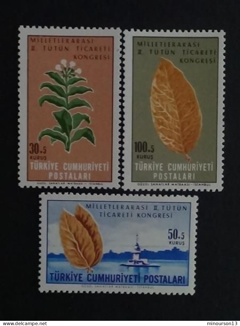 1965 TURQUIE Y&T N° 1732 à 1740 ** - THEMES DIVERS - Ungebraucht