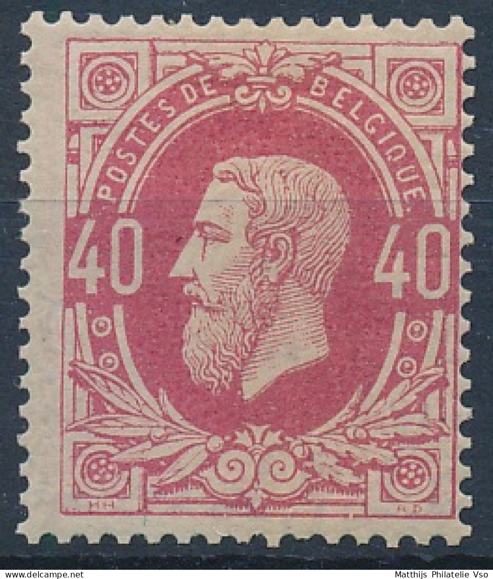 [** SUP] N° 34a, 40c Rose Lilacé Foncé - Fraicheur Postale. Superbe - Cote: 1100€ - 1869-1883 Leopold II