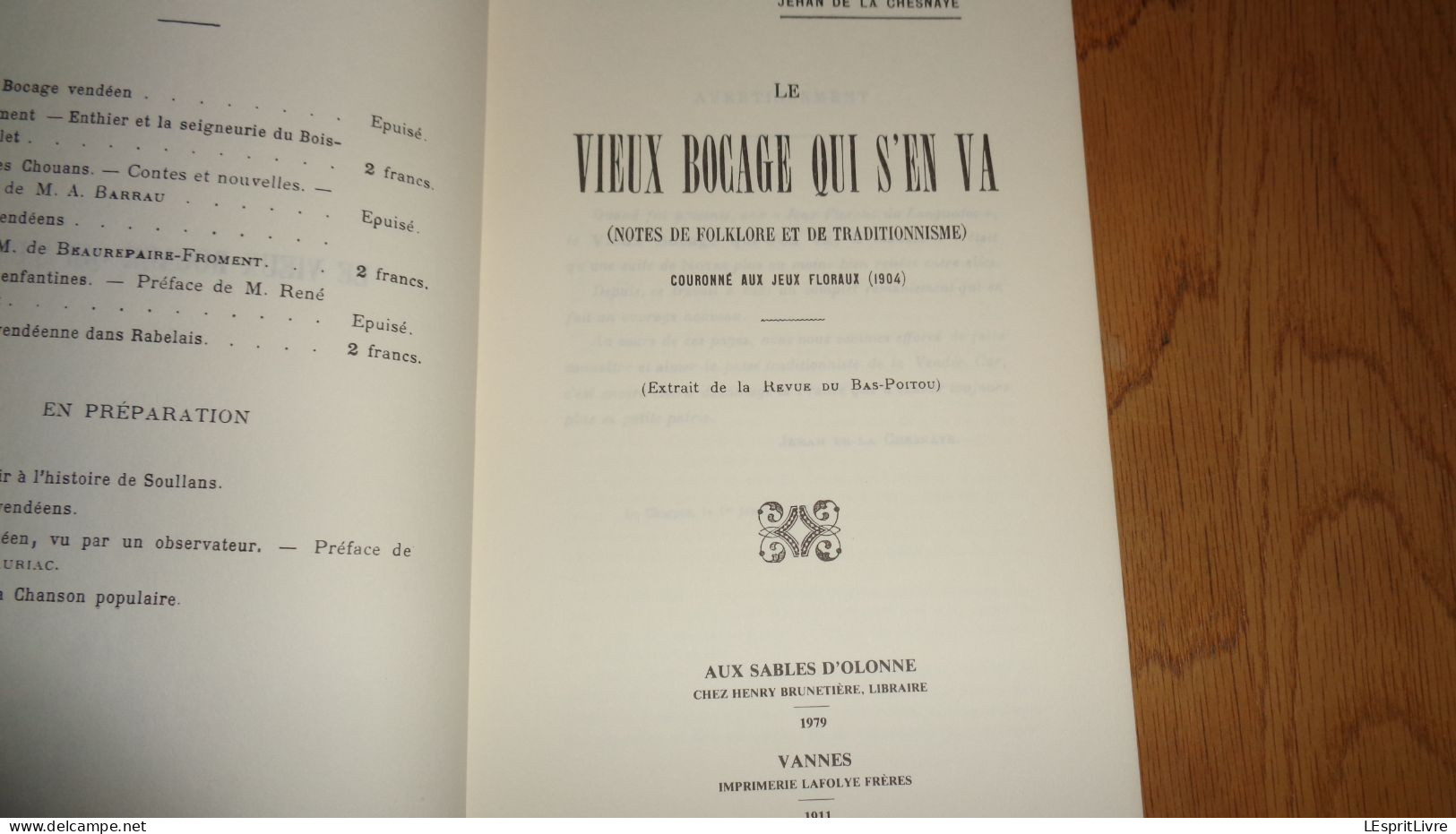 LE BOCAGE QUI S'EN VA Régionalisme Charente Chanson Fêtes Légendes Métiers Religion Remèdes Vie Rurale Folklore Jeux - Poitou-Charentes