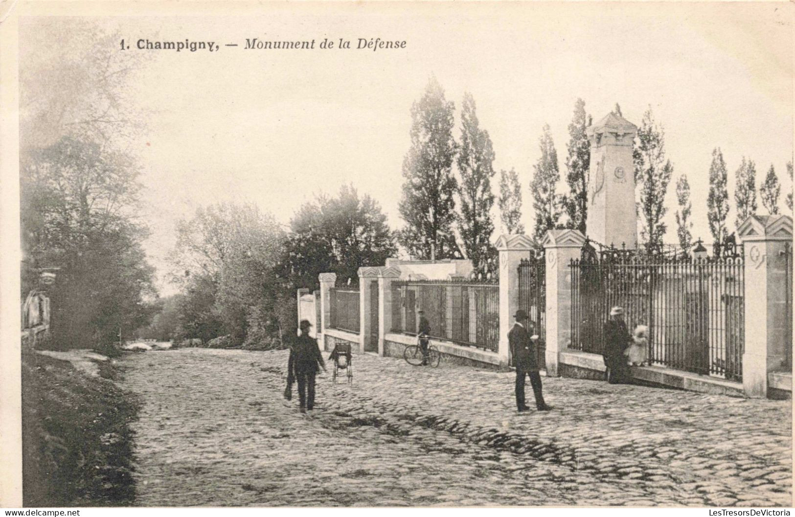 FRANCE - Champigny - Monument De La Défense - Carte Postale Ancienne - Champigny Sur Marne