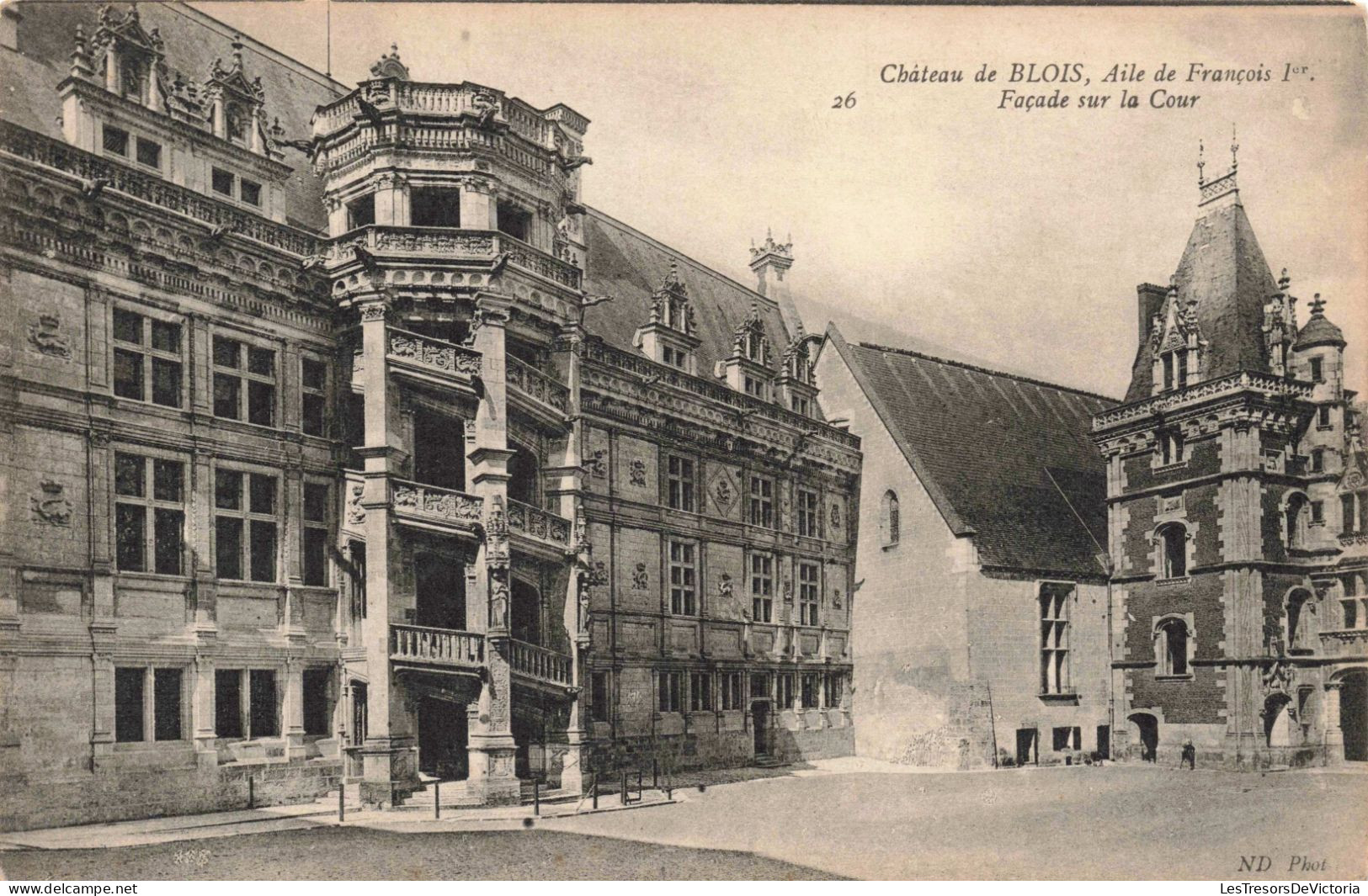 FRANCE - Blois - Château De Blois - Aile De François 1er - Façade Sur La Cour - Carte Postale Ancienne - Blois