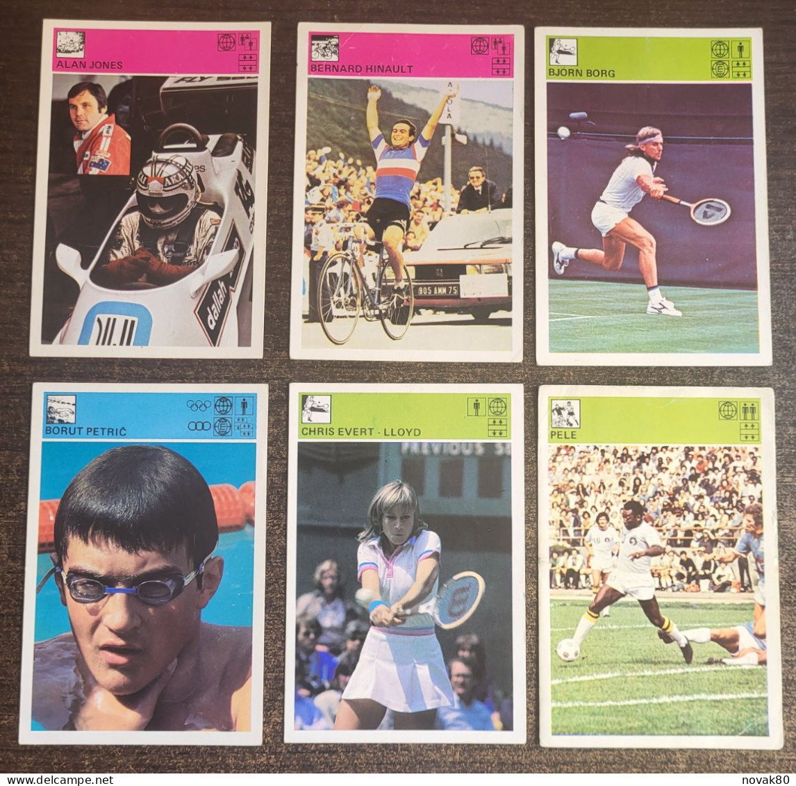 All Sports - Trading Card From Ex Yugoslavia  "SVIJET SPORTA" - SERIES XI / 1980. Total 27 Cards, Pele,Evert,Cosic, - Autres & Non Classés