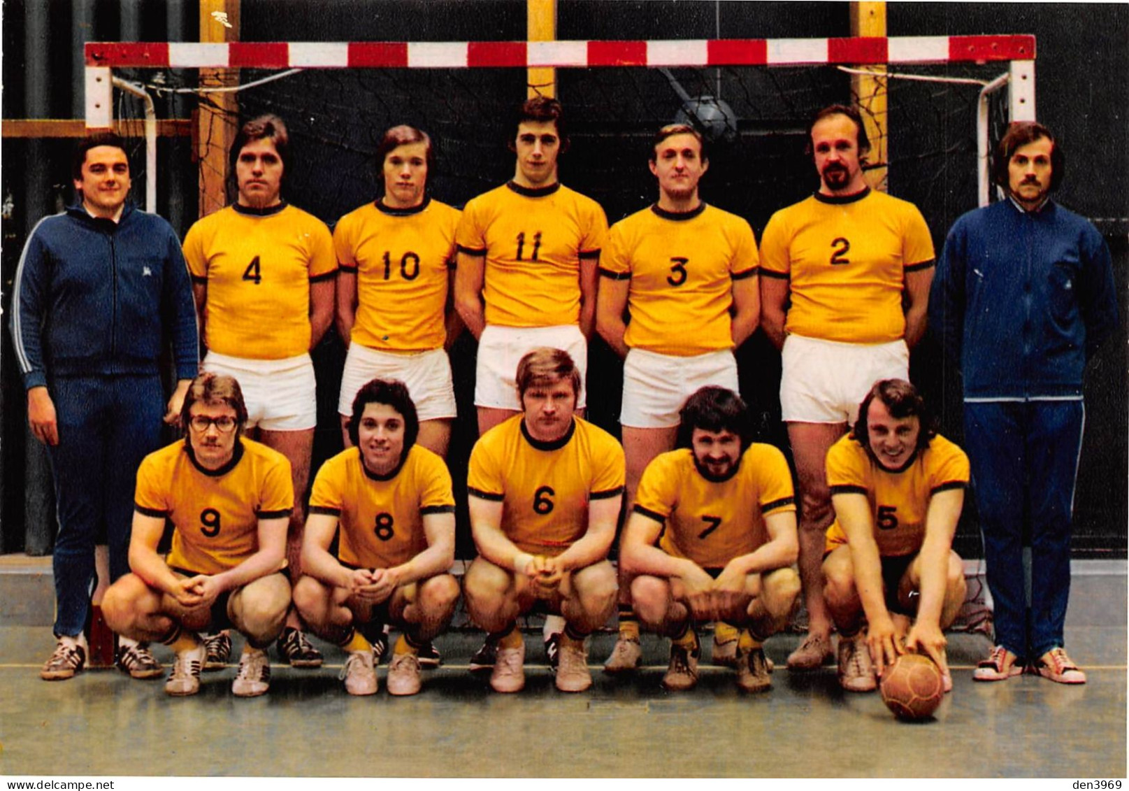 A.S.G. LOUVROIL (Nord) - Equipe De Handball - Publicités Au Verso : Maubeuge, Feignies Maçon Jean Dechamps (2 Scans) - Louvroil