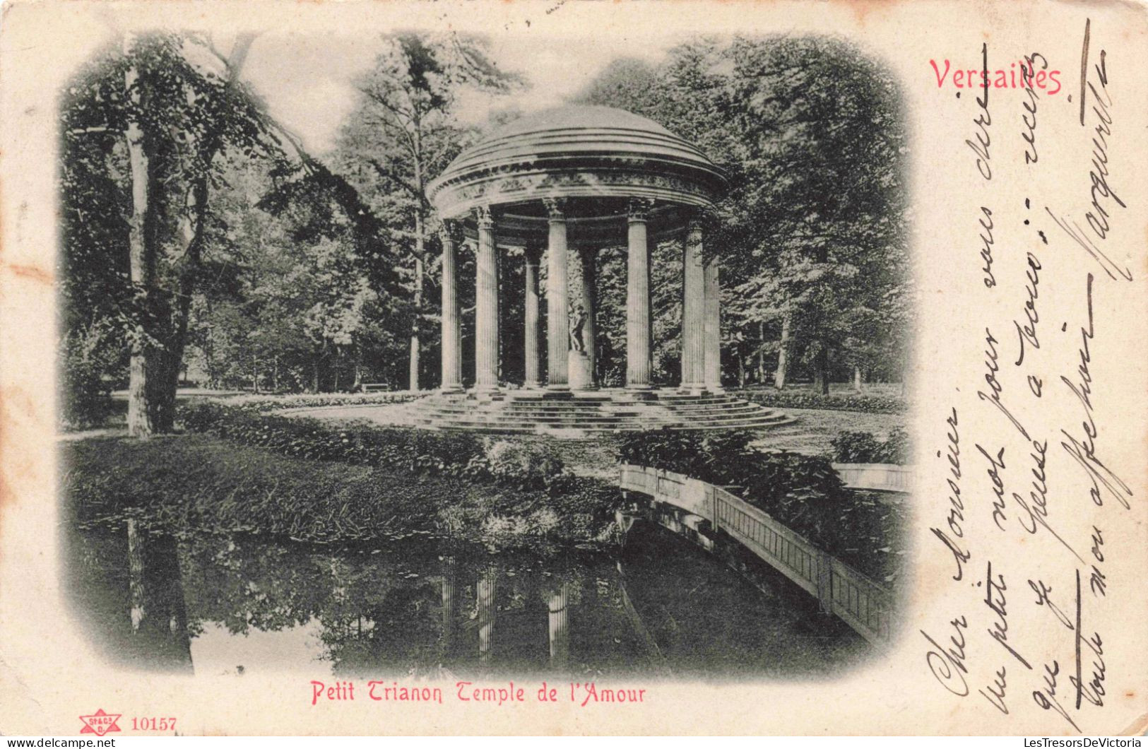 PHOTOGRAPHIE - Petit Trianon - Temple De L'amour - Carte Postale Ancienne - Photographs