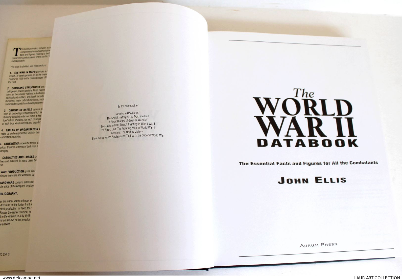 THE WORLD WAR II DATABOOK ESSENTIALS FACT COMBATANT By ELLIS 2nd GUERRE MONDIALE, ANCIEN LIVRE DE COLLECTION  (2707.144) - Guerre 1939-45