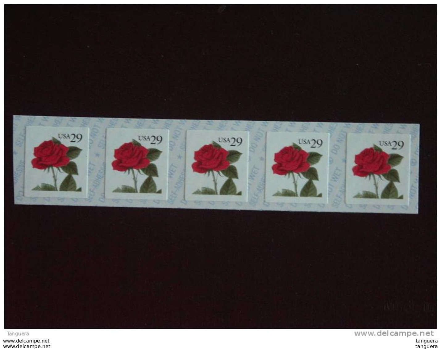 USA Etats-Unis D'Amerique United States 1993 Roos Roze Rose 5 X YV 2186 Sc 2490 MNH ** - Tiras Cómicas & Múltiples