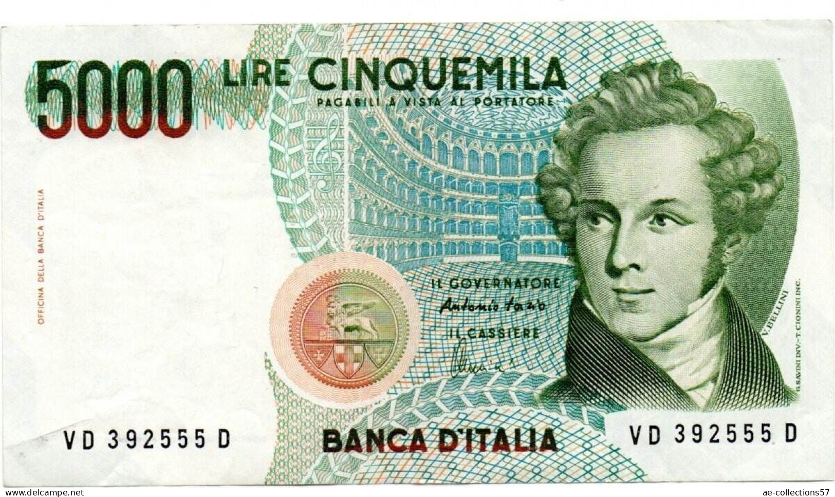 MA 18610 / Italie - Italien - Italy 5000 Lires 4/01/1985 TTB - 5000 Lire