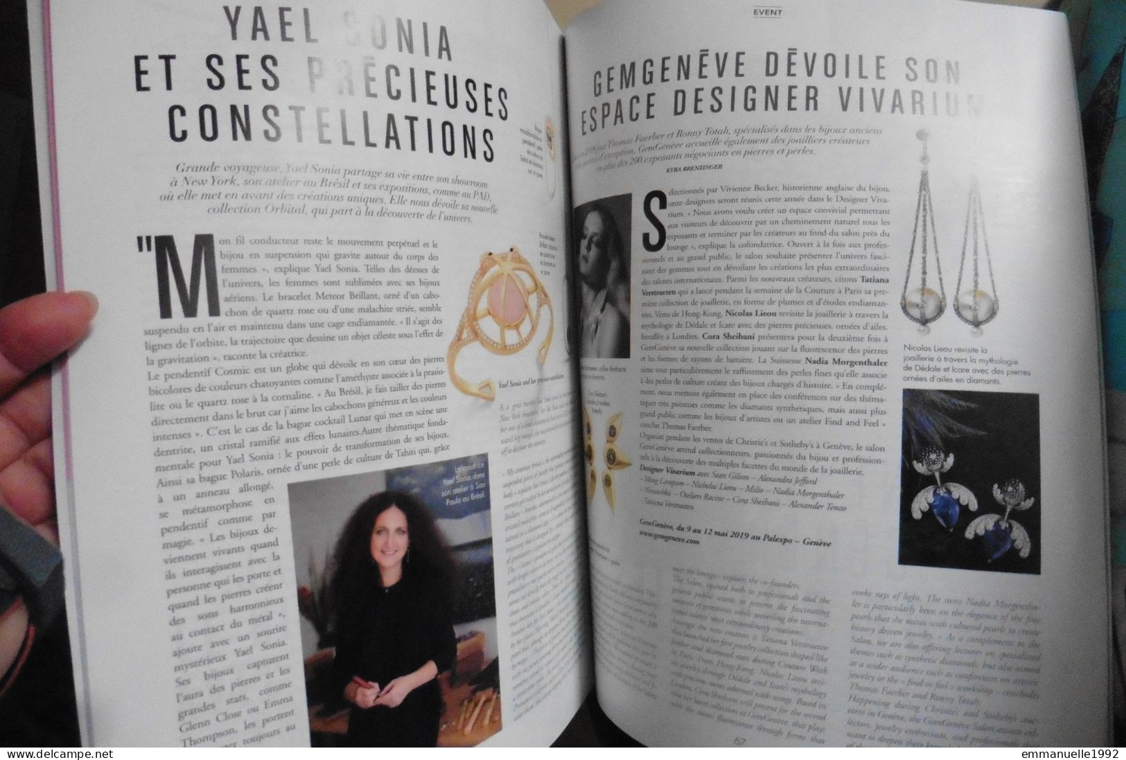 Magazine Dreams N°76 De 2019 Bijoux Horlogerie Joaillerie Chopard Boucheron Harry Winston Chanel Alice Renavand - Mode