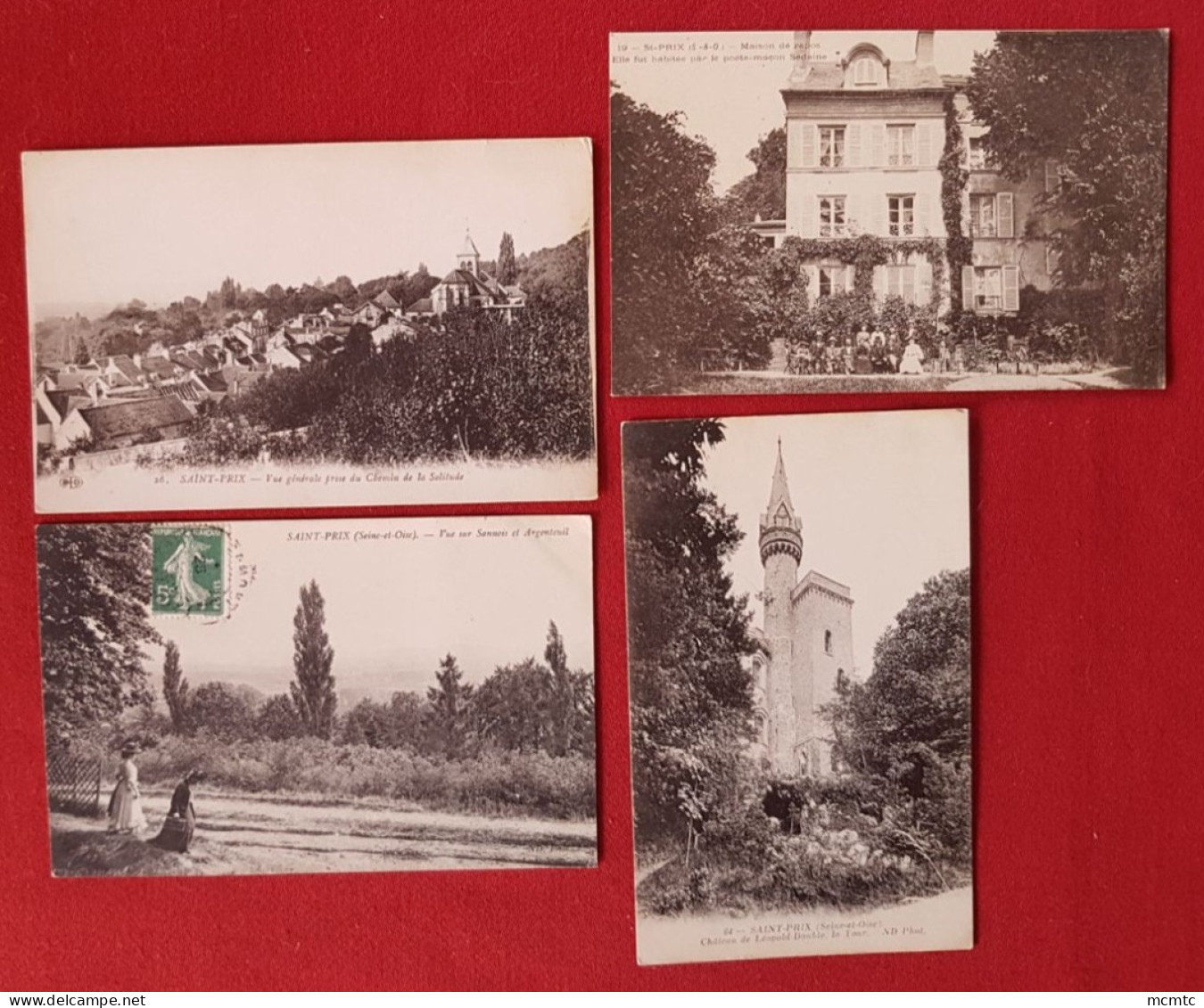 4 Cartes -  Saint-Prix  -( 95. Val D'Oise) - Saint-Prix