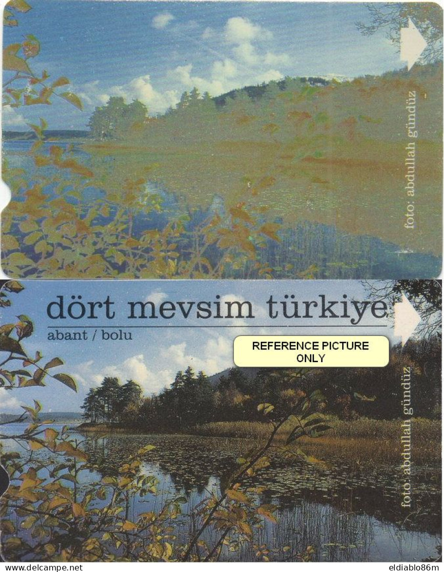 TURKEY - ALCATEL - N-165B - BOLU - MAJOR ERROR - MISPRINT - MISSING WRITING + BLUR PRINT - Türkei