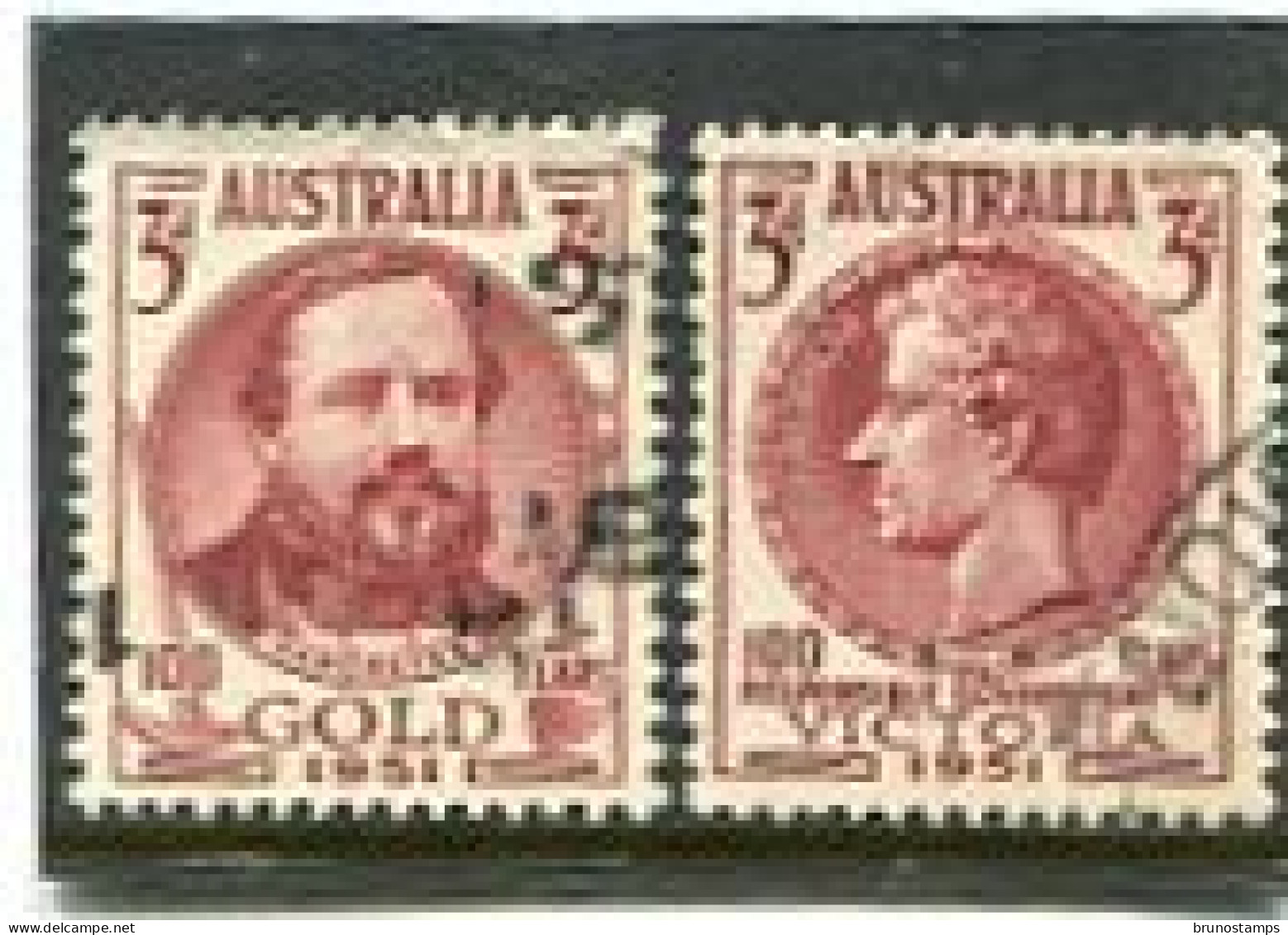 AUSTRALIA - 1951  GOLD  SET  FINE USED  SG 245/46 - Gebruikt