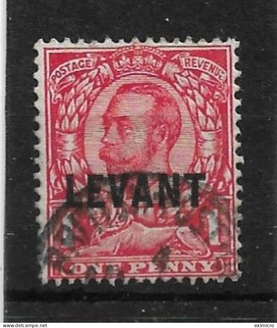 BRITISH LEVANT 1911 - 1913 1d SG L13 FINE USED Cat £8.50 - Britisch-Levant