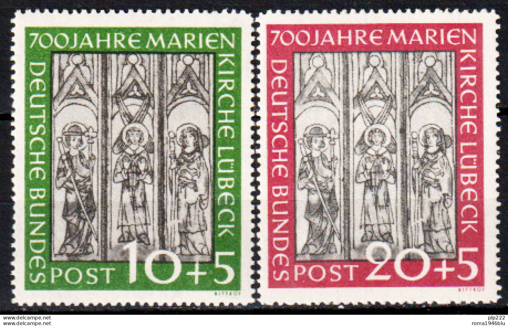 Germania 1951 Unif. 25/26 **/MNH VF /F - Unused Stamps