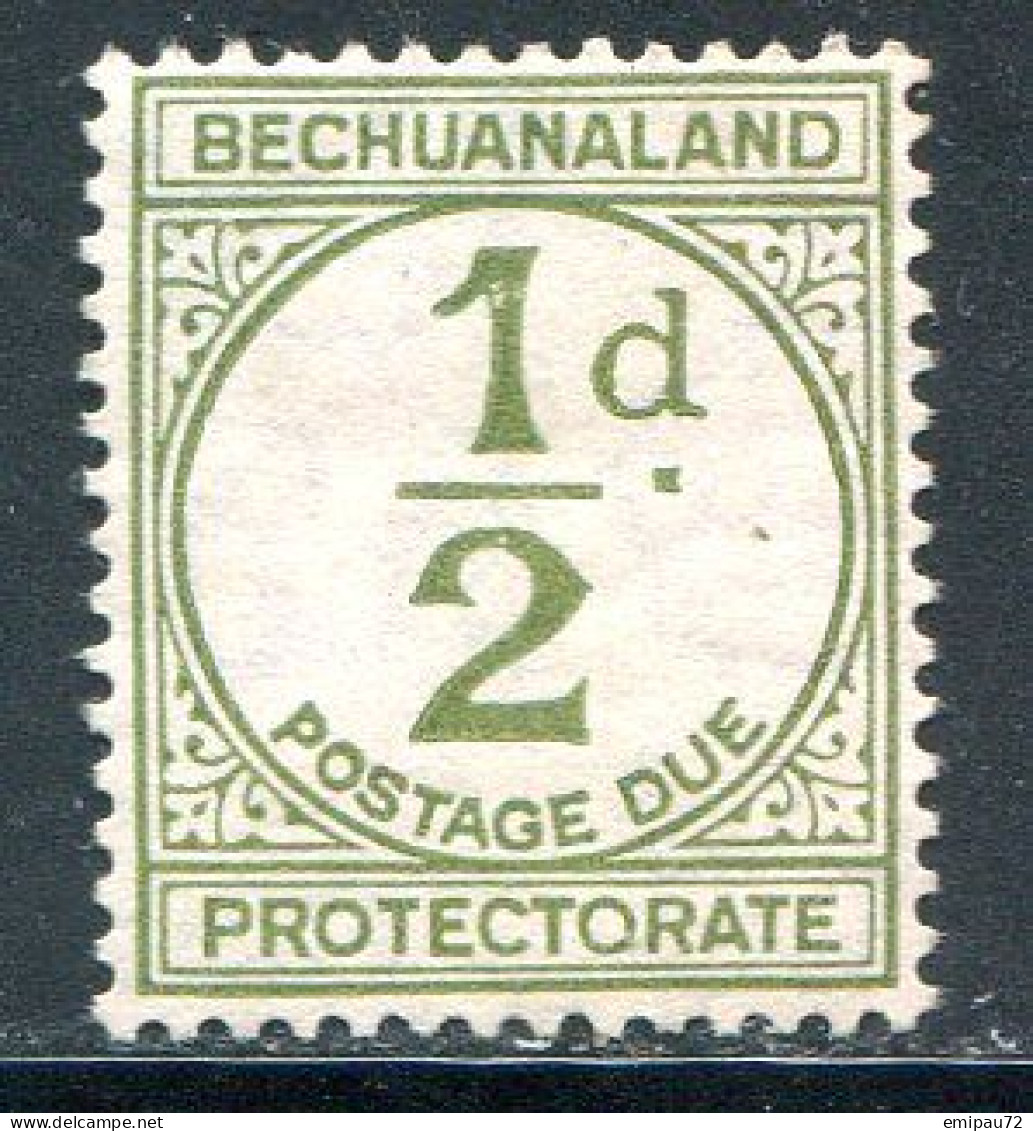 BECHUANALAND- Taxe Y&T N°4- Neuf Sans Gomme - 1885-1964 Bechuanaland Protettorato