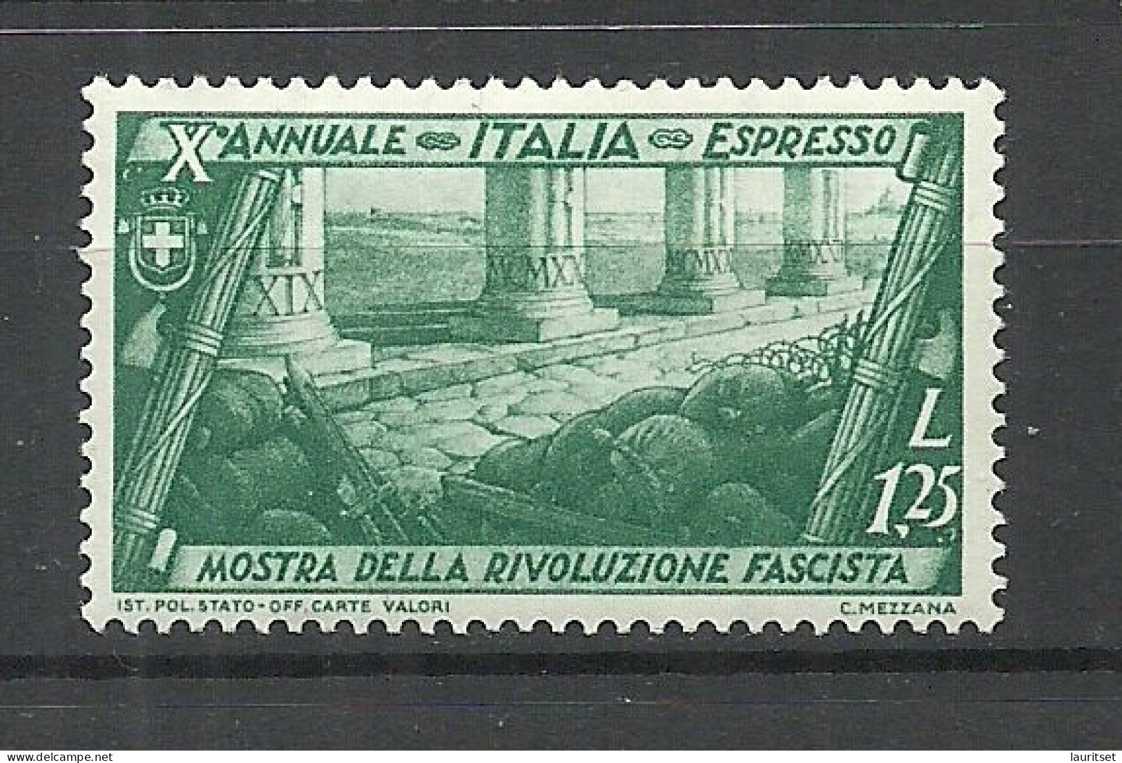 ITALY Italia 1932 Michel 433 * Flugpost-Eilmarke - Exprespost