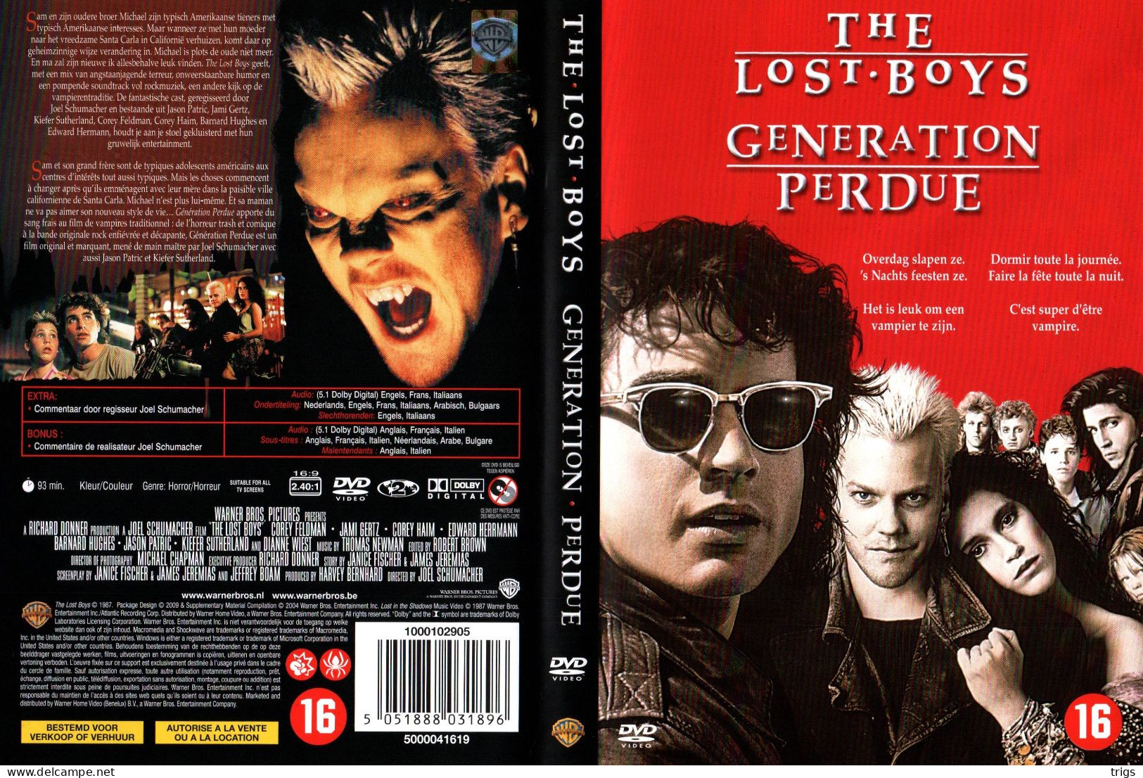 DVD - The Lost Boys - Horror