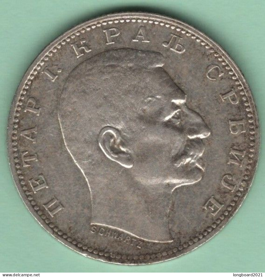 SERBIA - 1 DINAR 1912 - Serbia