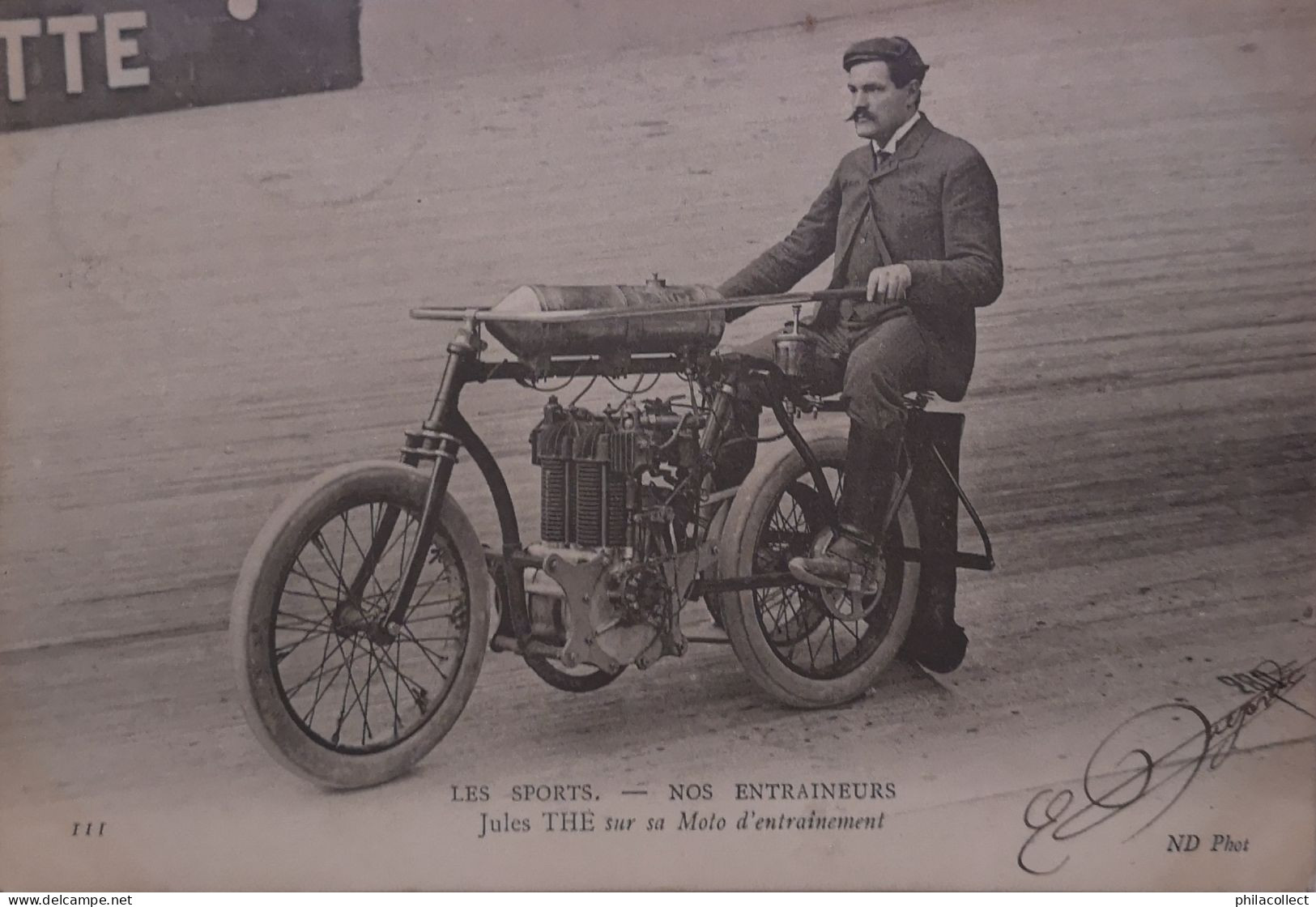 (Cyclisme) Les Sports Nos Entraineurs (Motorbike) Jules The 1905 - Ciclismo