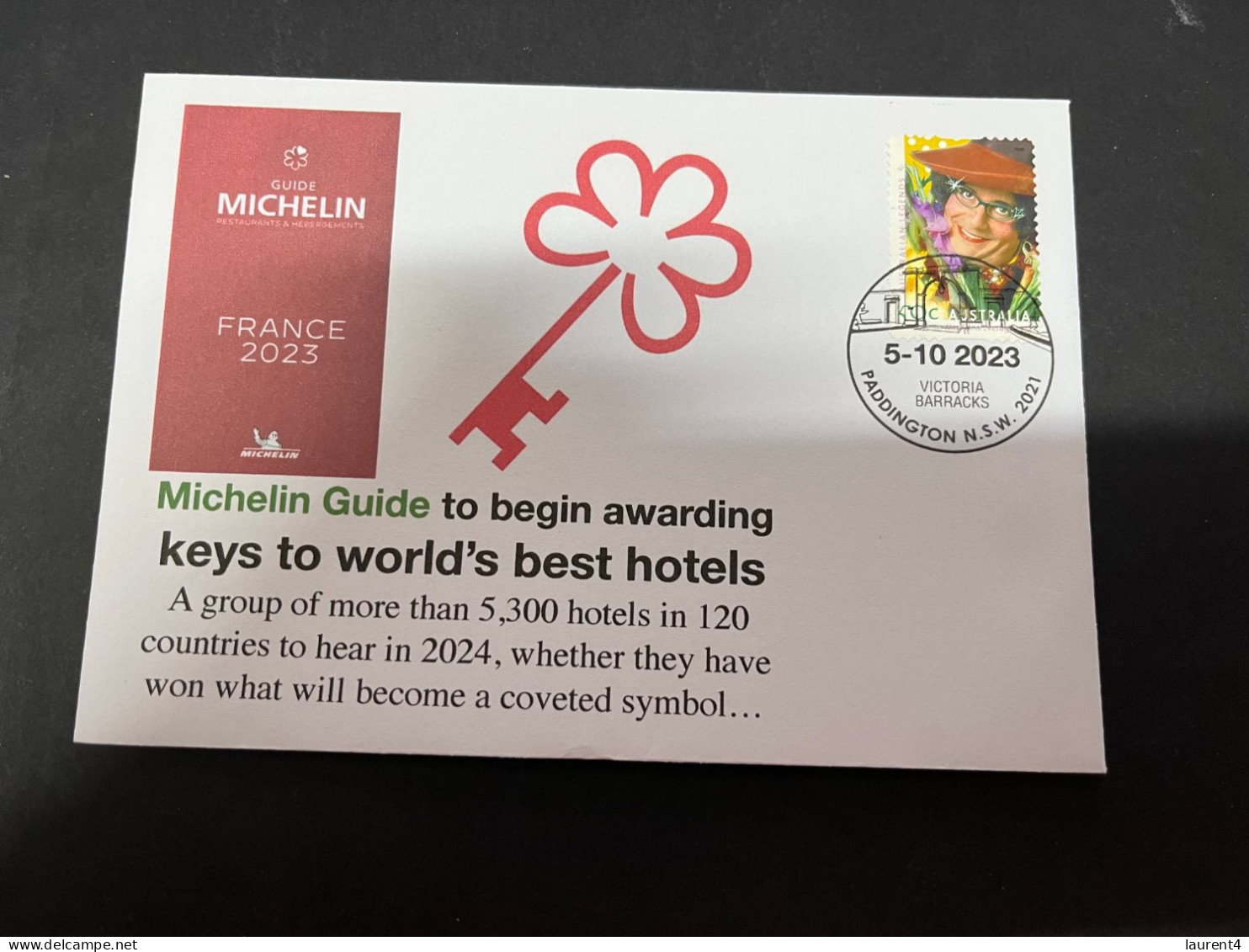 8-10-2023 (3 U 37A) France Michelin Guide To Begin Awarding KEYS To The World's Best Hotel In 2024 - Hotels- Horeca