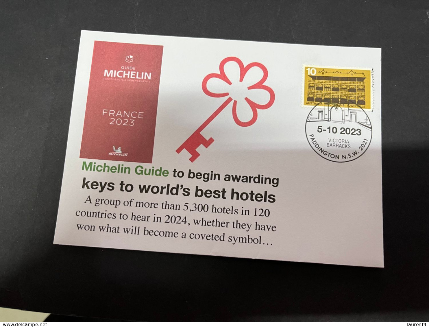 8-10-2023 (3 U 37A) France Michelin Guide To Begin Awarding KEYS To The World's Best Hotel In 2024 - Hotels- Horeca