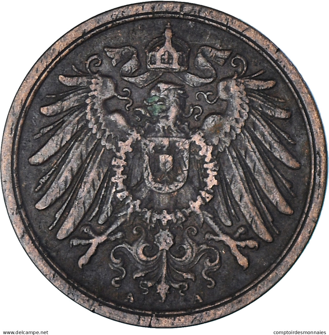 Allemagne, 2 Pfennig, 1910 - 2 Pfennig
