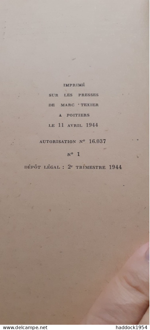 Sagesse PAUL VERLAINE éditions Albert Messein 1944 - Auteurs Français