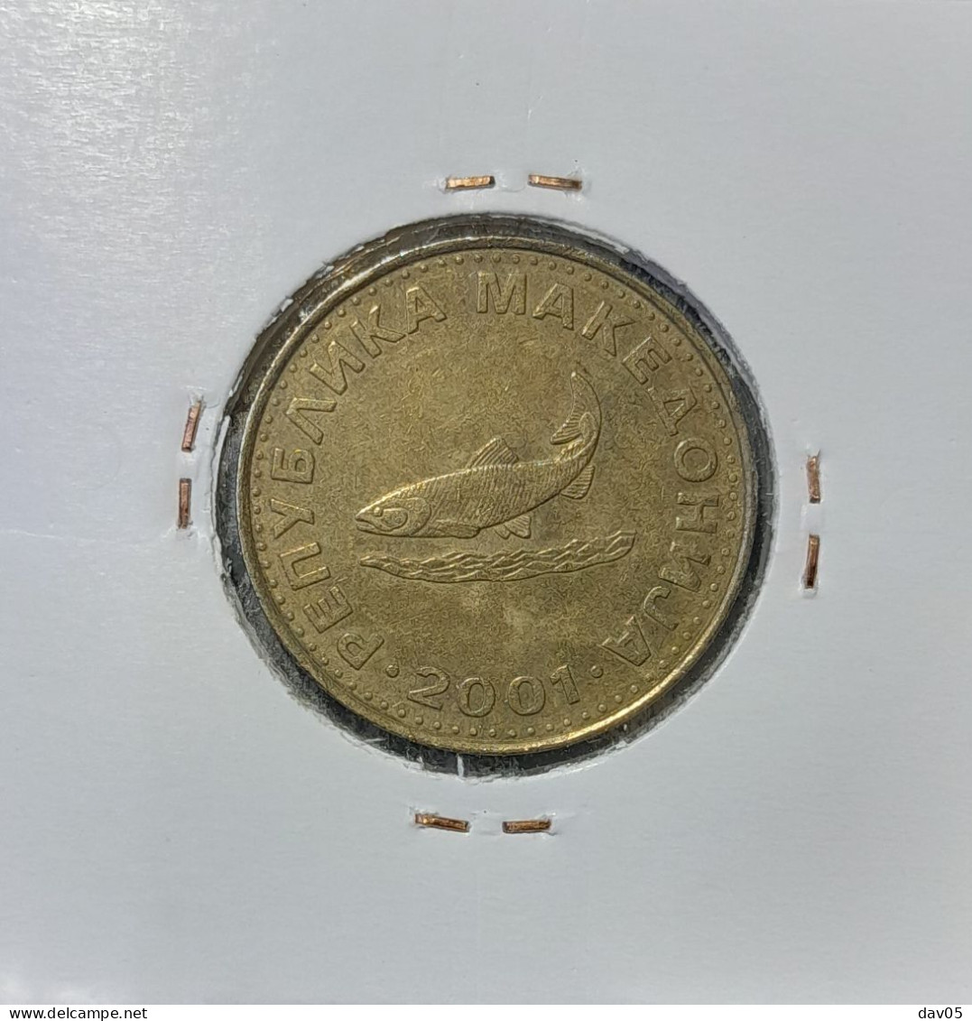 NORTH MACEDONIA  - 2 DENARS 2001 - XF - Macédoine Du Nord