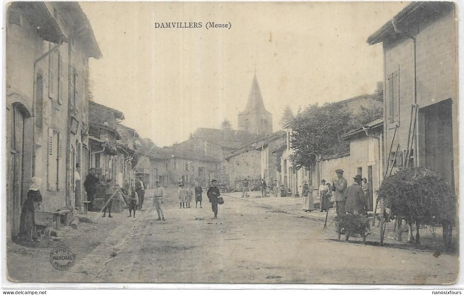 D 55.DAMVILLERS.   CARTE ECRITE - Damvillers