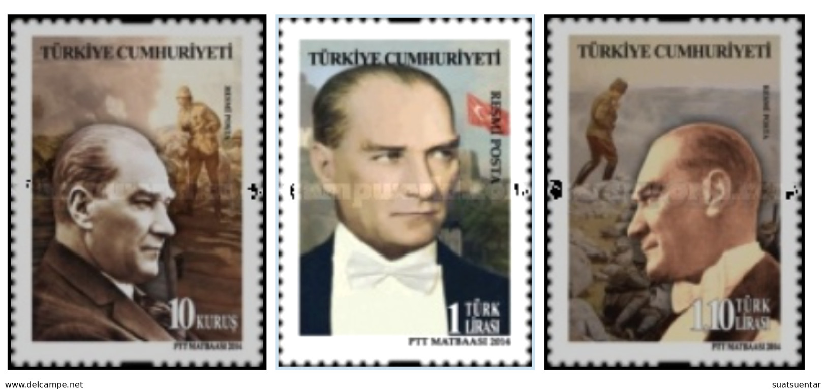 2014 Official Stamps - Ataturk MNH - Dienstmarken