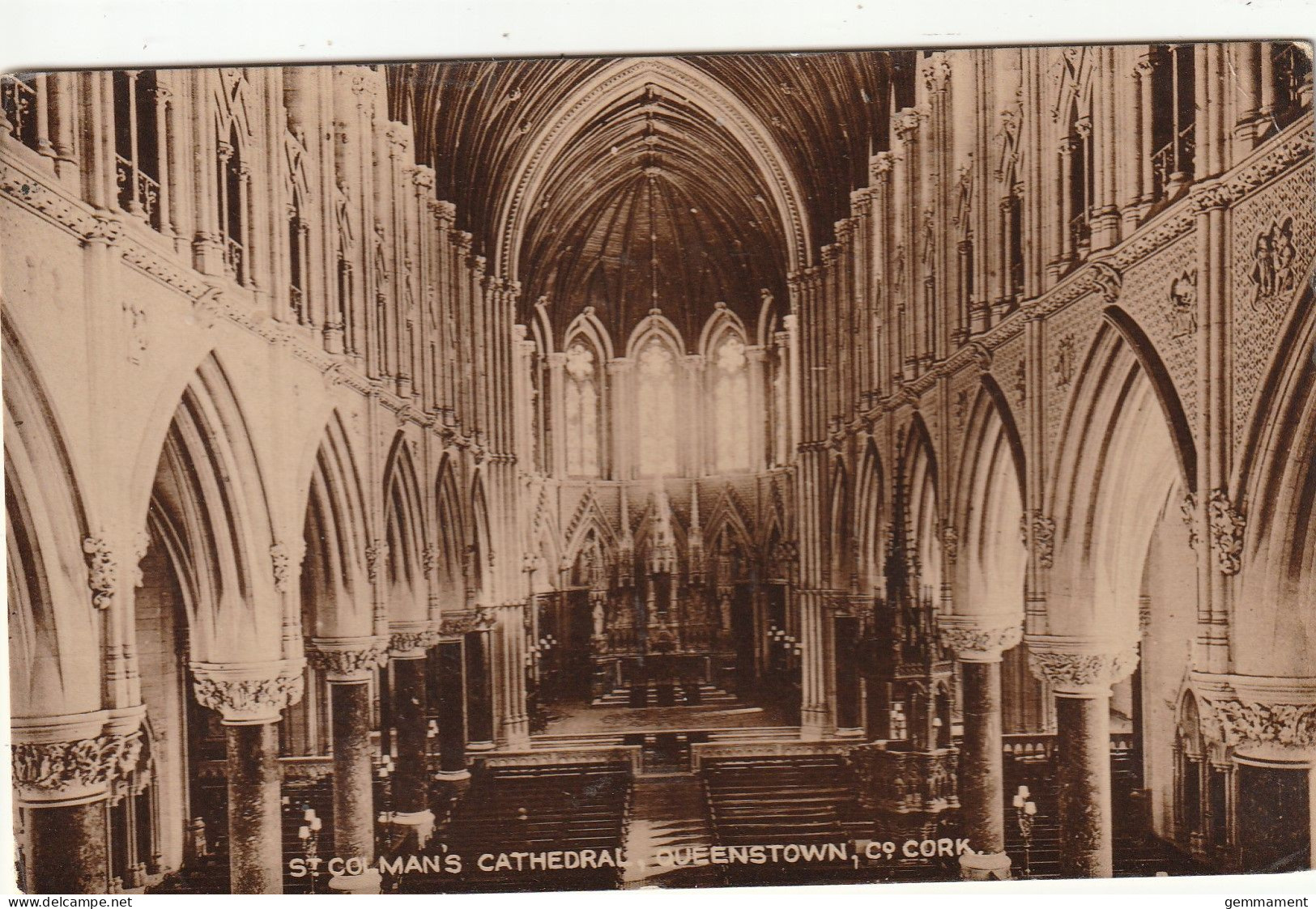 QUEENSTOWN -ST COLMANS CATHEDRAL INTERIOR - Cork