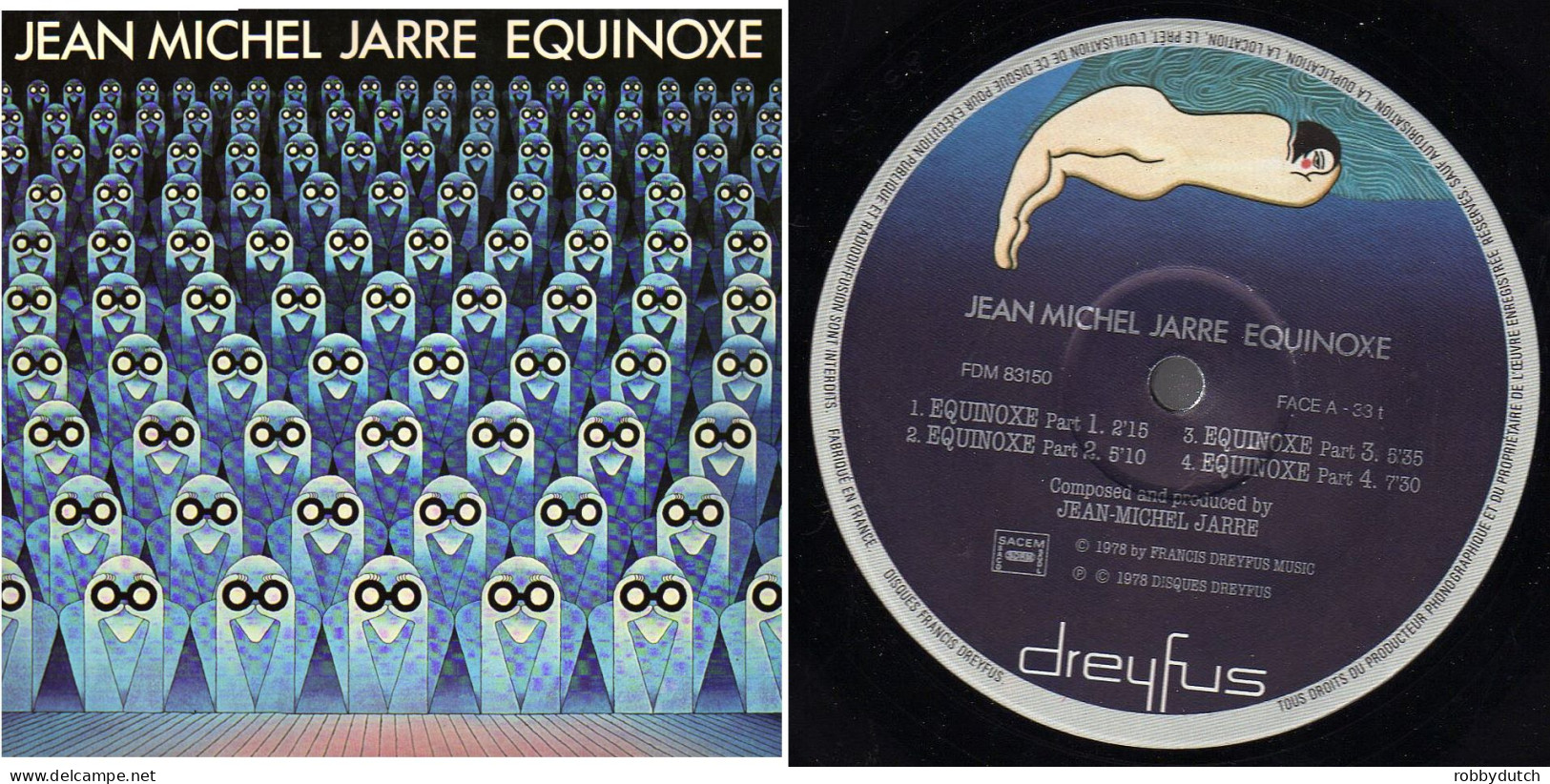 * LP *  JEAN-MICHEL JARRE - EQUINOXE (France 1978 EX-) - Instrumental