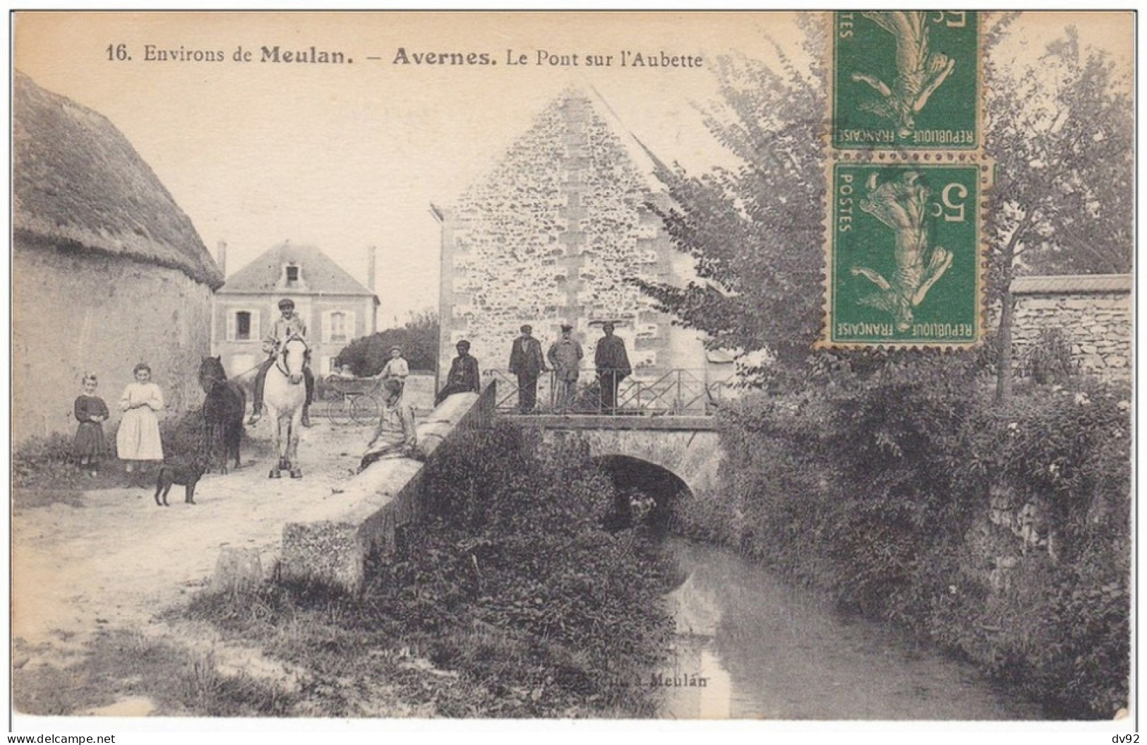 VAL D OISE AVERNES LE PONT SUR L AUBETTE - Avernes