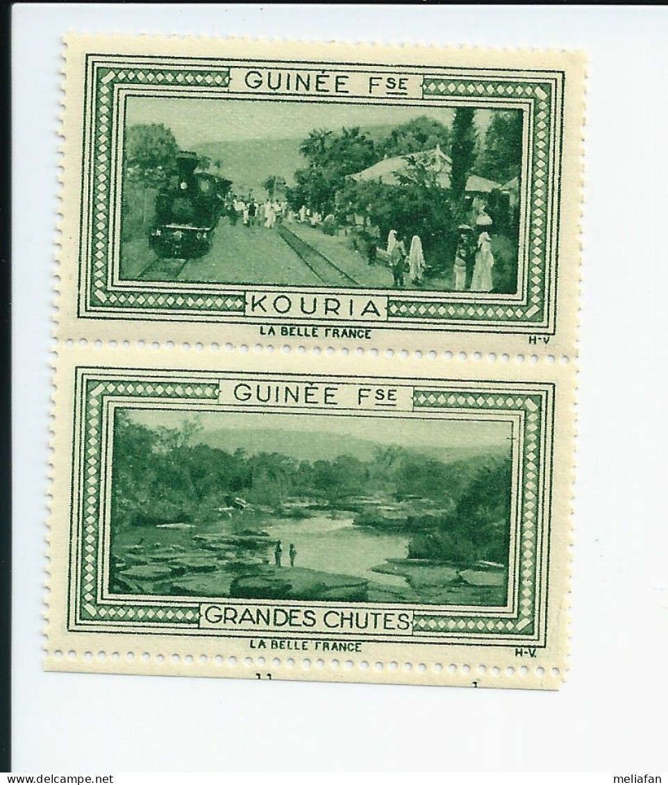 R850 - VIGNETTES BELLE FRANCE - GUINEE KOURIA GRANDES CHUTES - Other & Unclassified