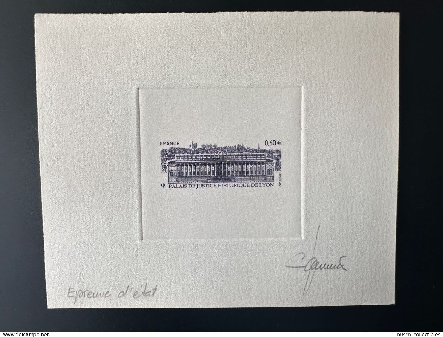 France 2012 YT 4696 Epreuve D'artiste ETAT Proof Palais De Justice Historique De Lyon (II) - Artist Proofs