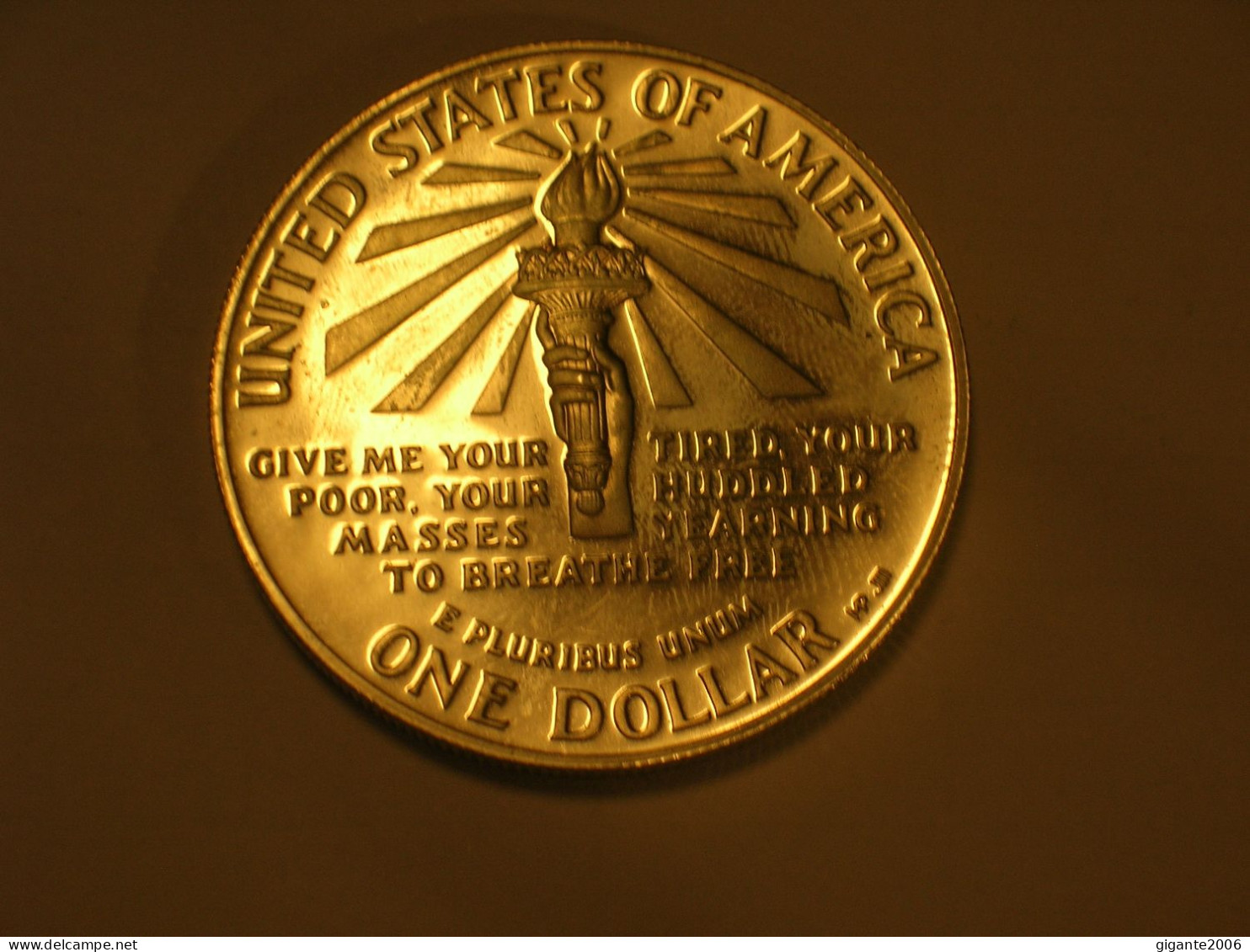 Estados Unidos/USA 1 Dolar Conmemorativo, 1986 S, Proof, Estatua De La Libertad (13940) - Commemoratives