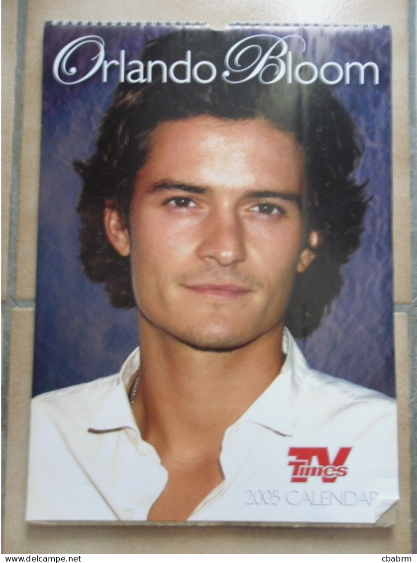 ORLANDO BLOOM CALENDRIER 2005 TRES BON ETAT - Grossformat : 1991-00