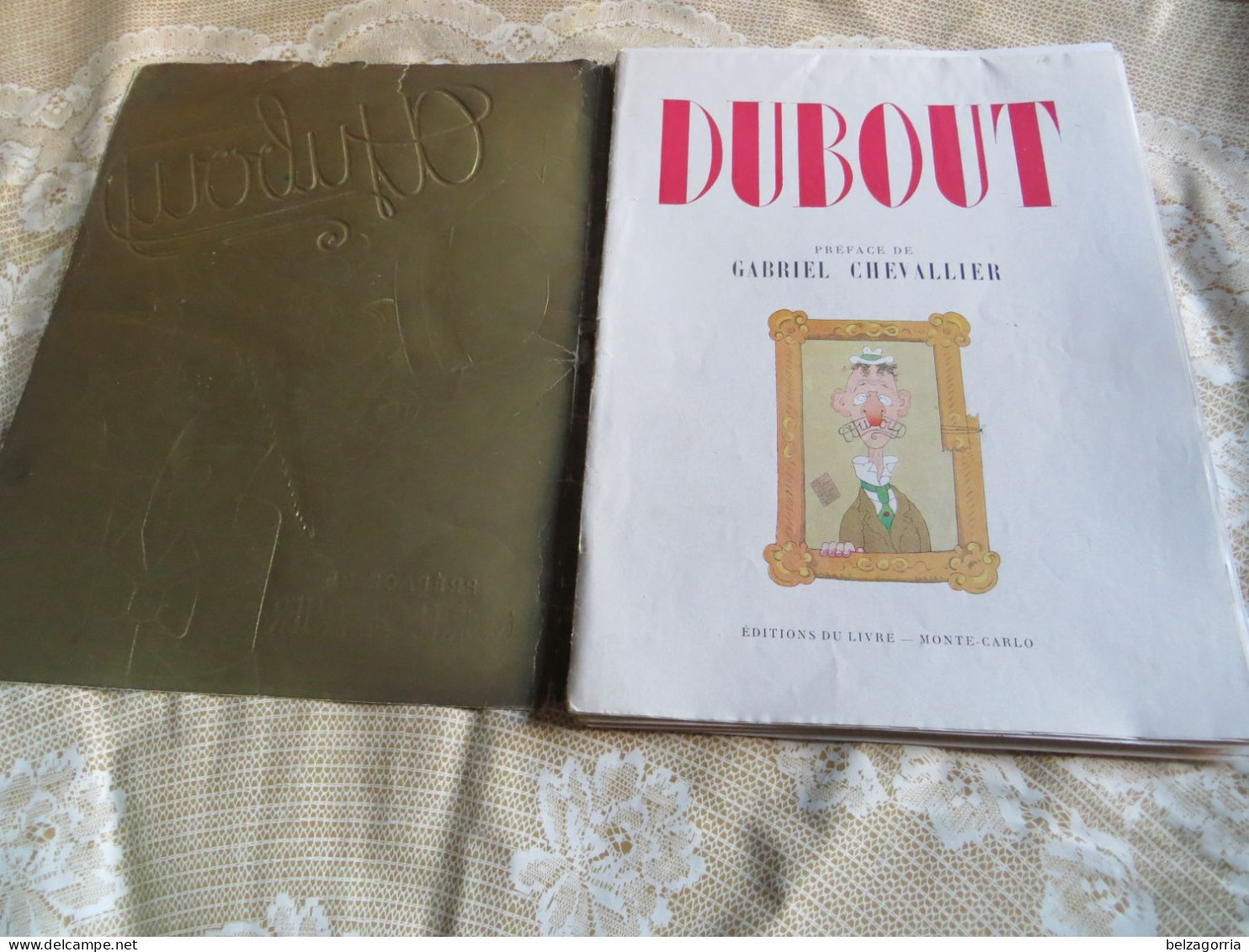 PORTOFOLIOS Du DESSINATEUR DUBOUT Albert - PREFACE De GABRIEL CHEVALIER 1944 - TOUTES LES PLANCHES SCANNEES - Portfolios