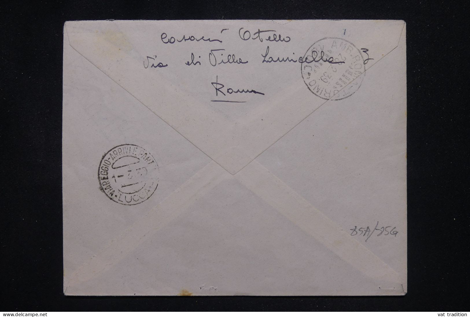 VATICAN - Enveloppe En Recommandé Pour Viareggio En 1939 - L 147441 - Brieven En Documenten