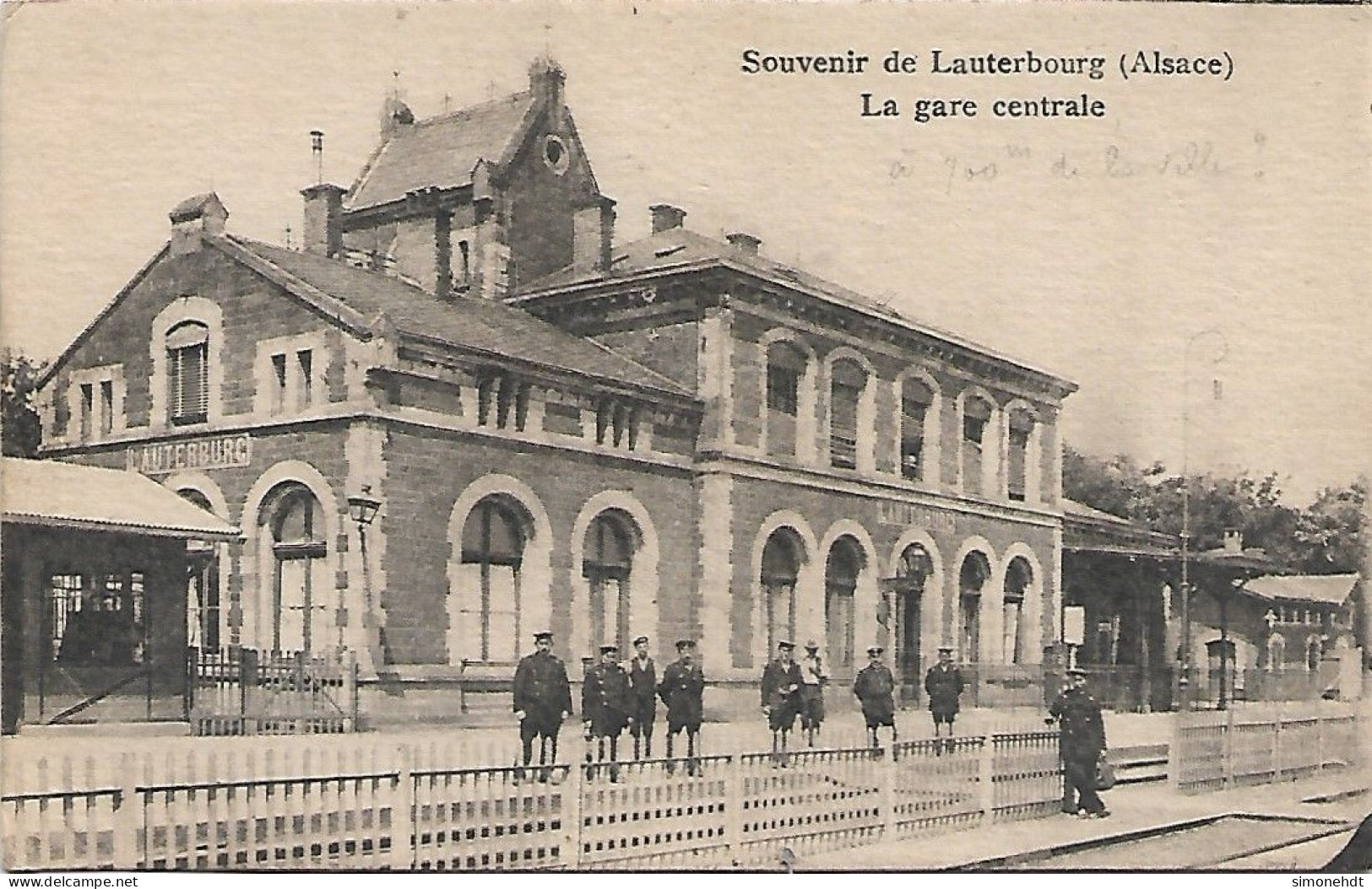 Souvenir De LAUTERBOURG - La Gare Centrale - Lauterbourg