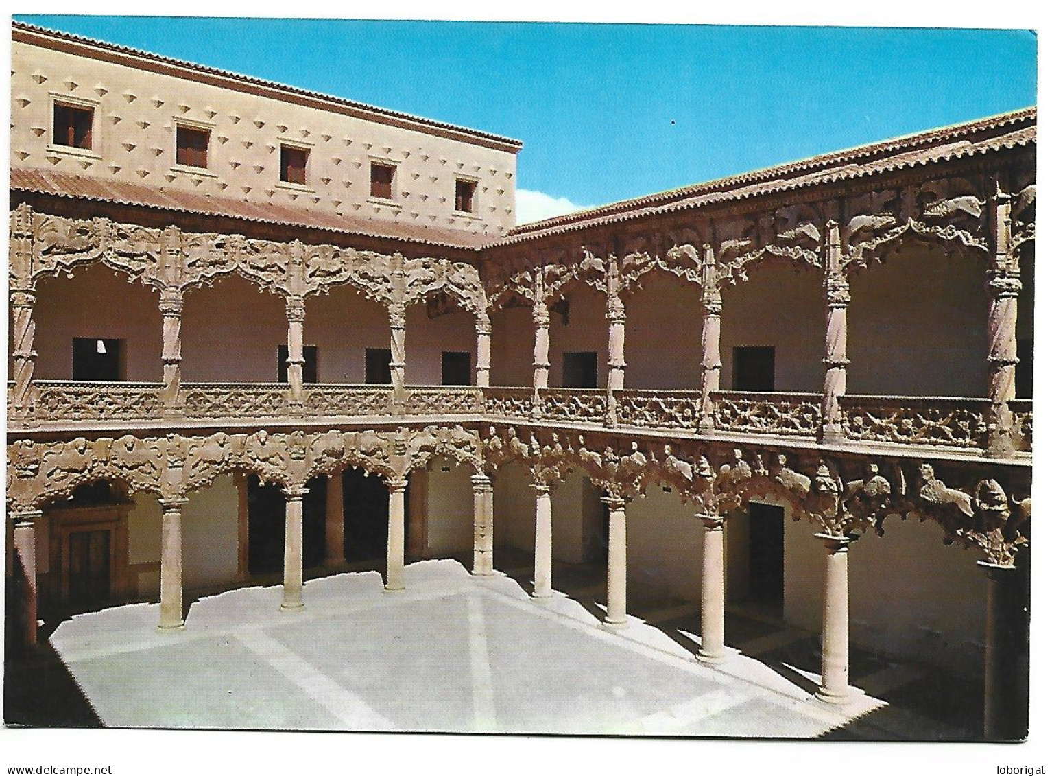 PALACIO DEL DUQUE DEL INFANTADO, PATIO DE LOS LEONES.-  GUADALAJARA.- ( ESPAÑA ) - Guadalajara