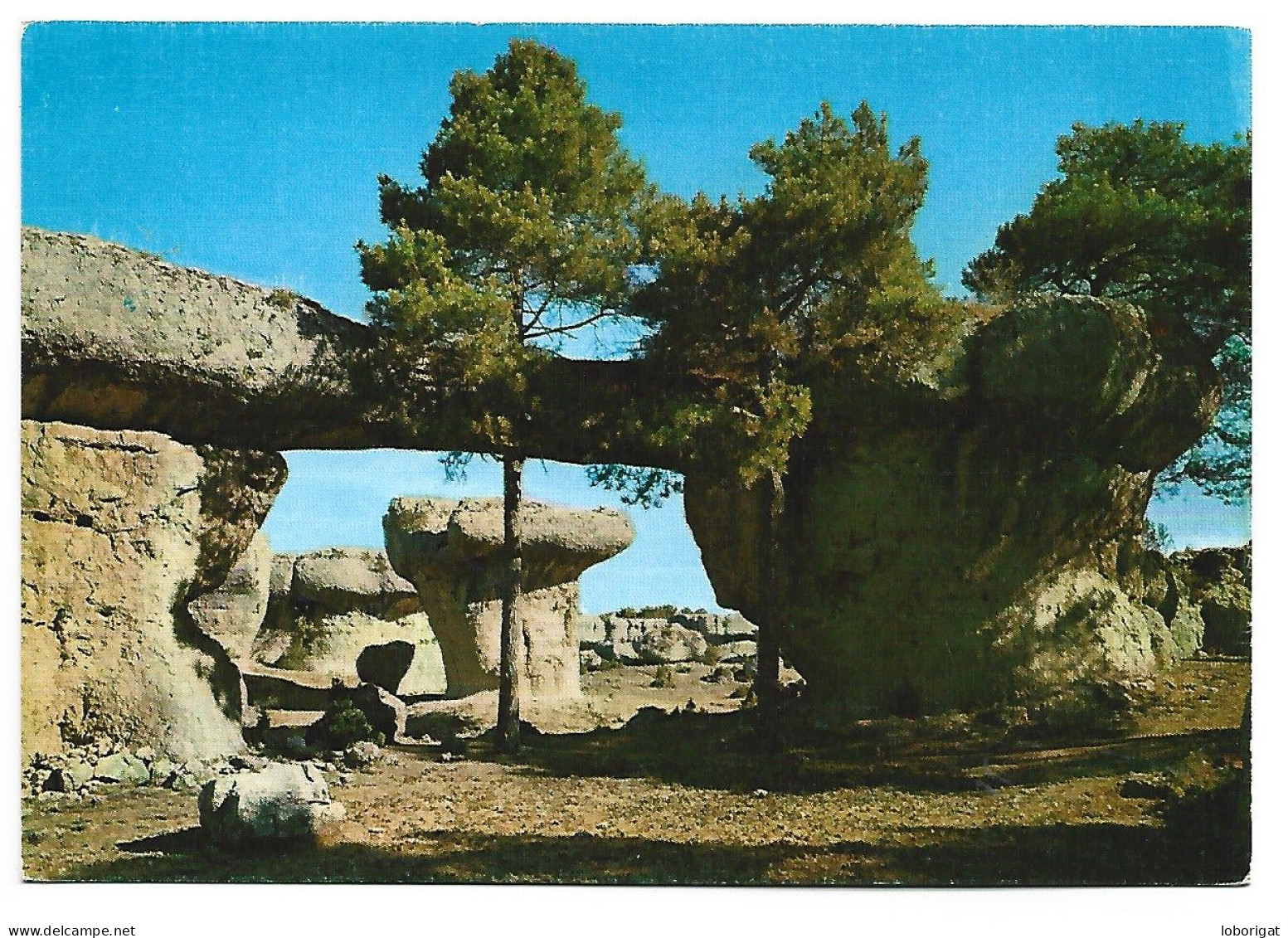 PUENTE MAYOR Y TEATRO.- CIUDAD ENCANTADA.-  CUENCA.- ( ESPAÑA) - Cuenca