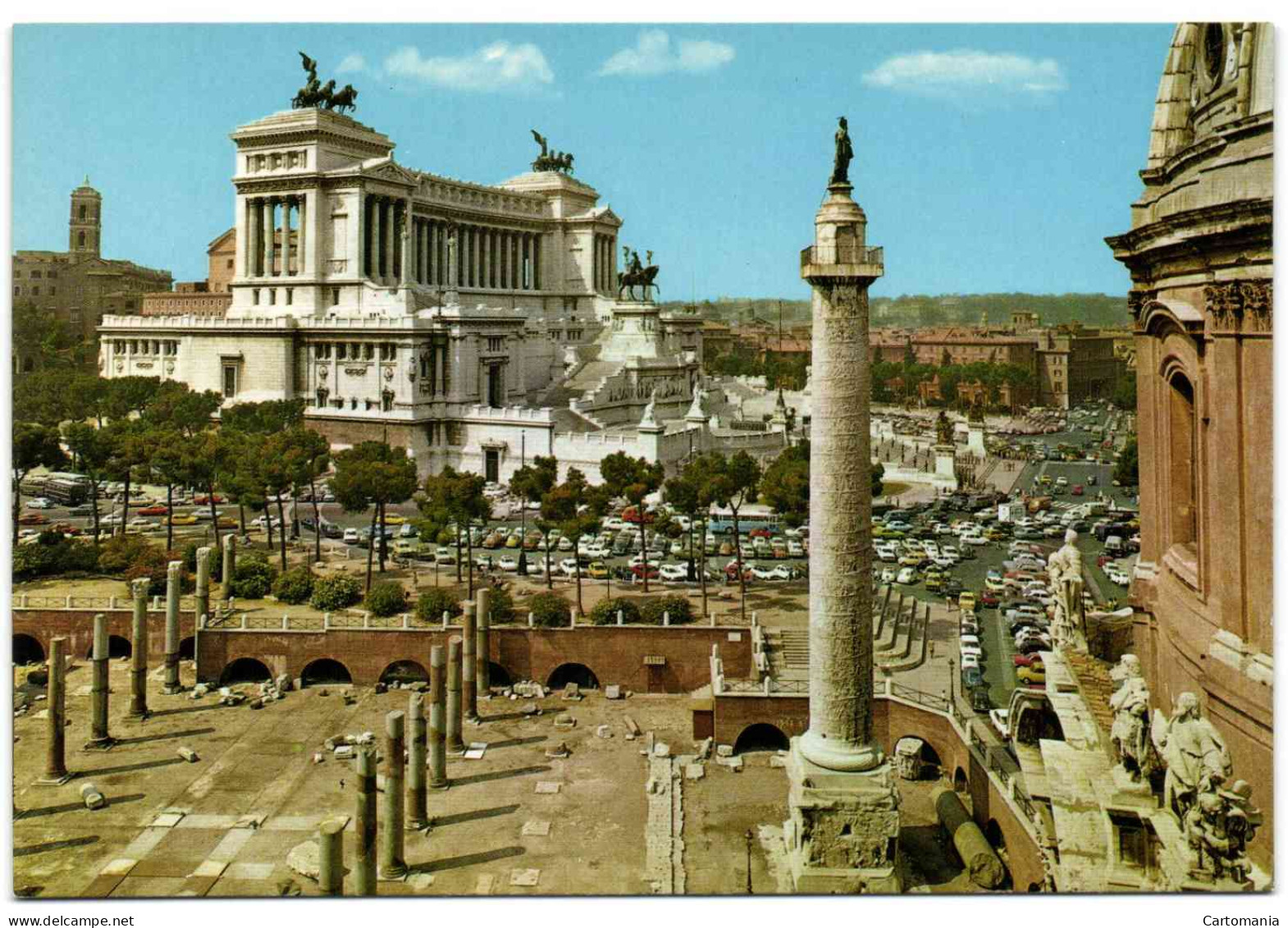 Roma - Colonna Traiana E Altare Della Patria - Altare Della Patria