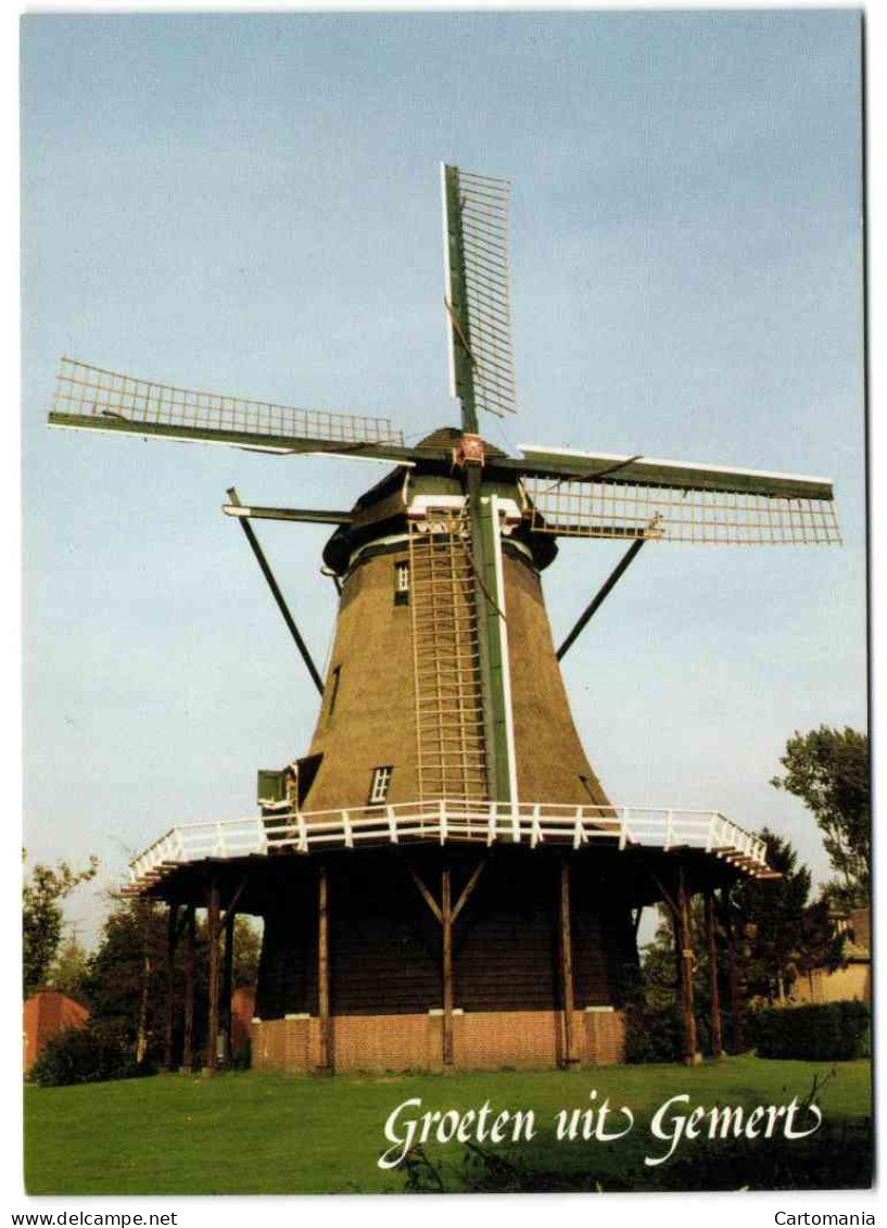 Groeten Uit Gemert - Molen De Bijenkorf Den Elding - Gemert