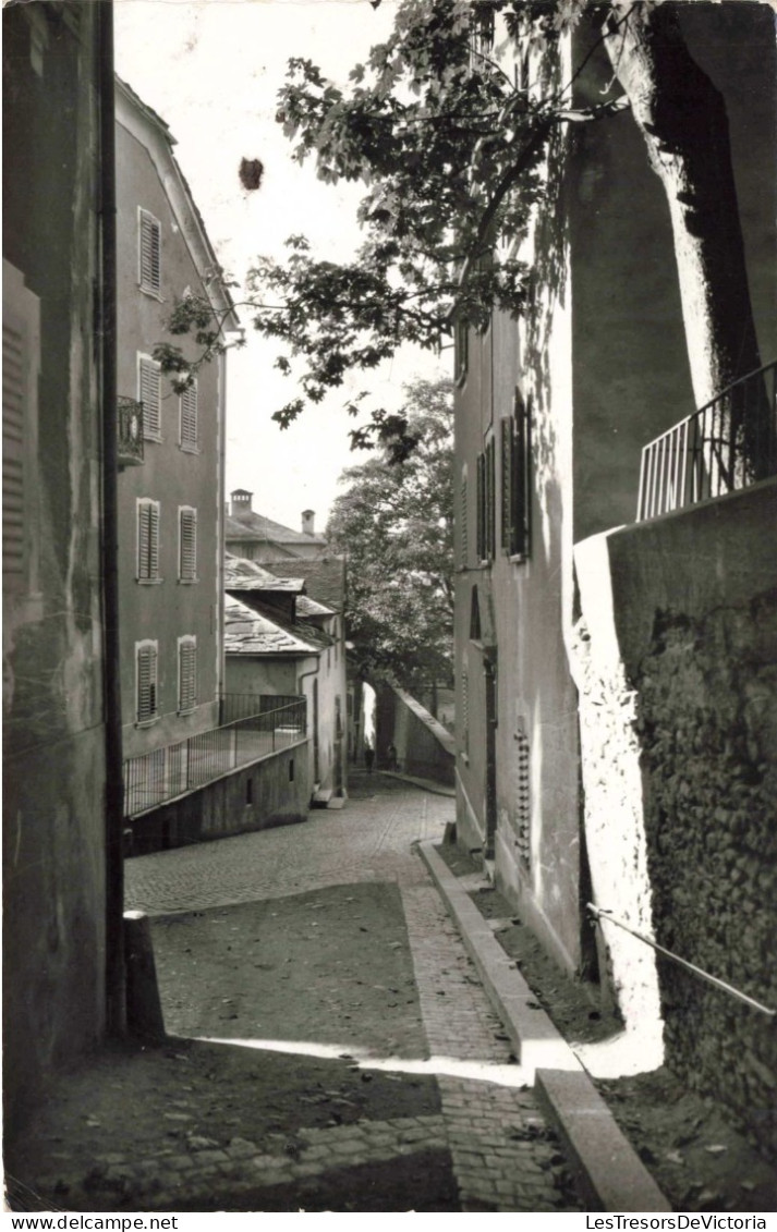 SUISSE - Vieux Sion - Rue Des Châteaux - Carte Postale Ancienne - Sion