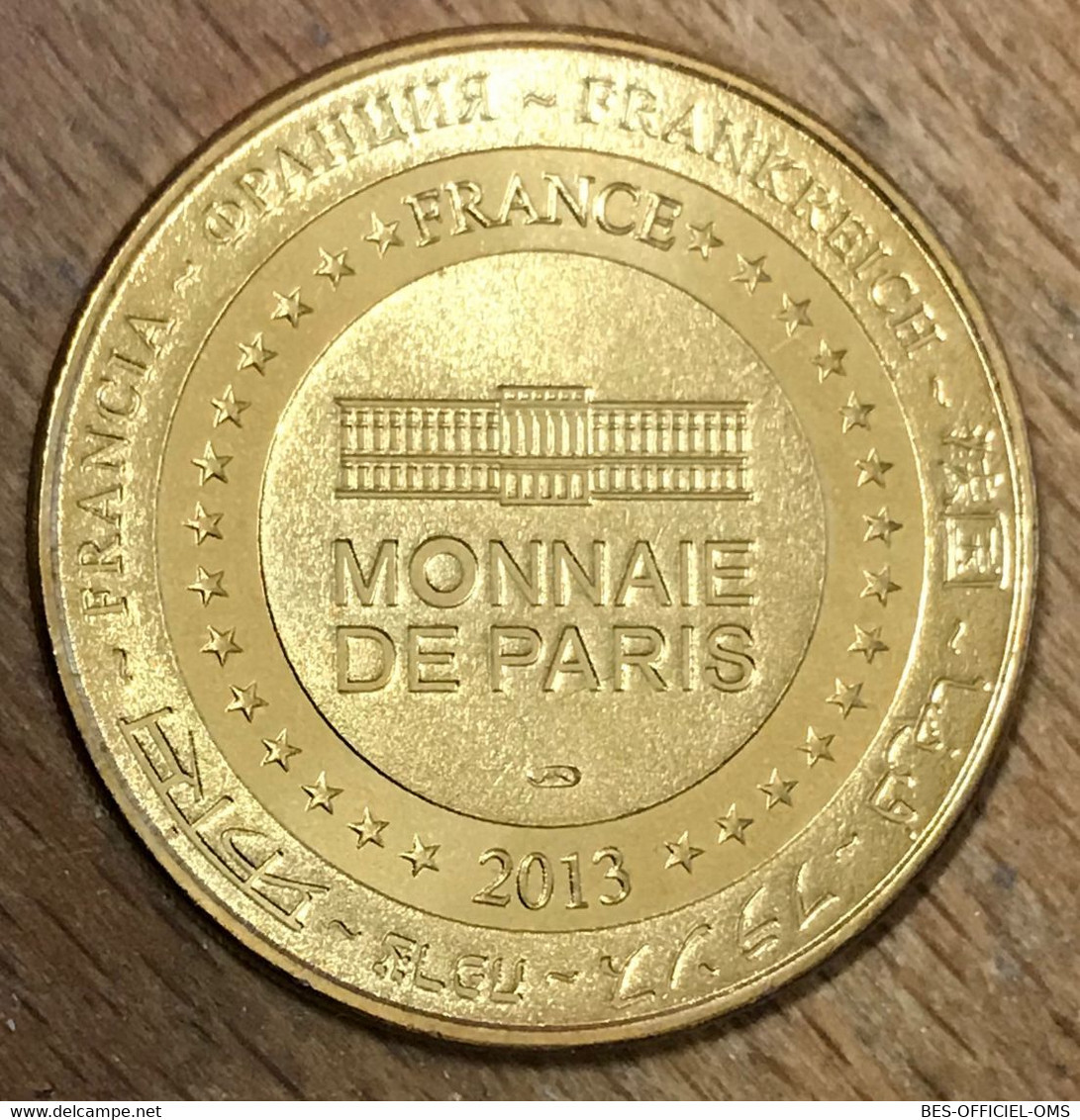 75007 PARIS MUSÉE DE L'ARMÉE JEEP WW MDP 2013 MÉDAILLE SOUVENIR MONNAIE DE PARIS JETON TOURISTIQUE MEDALS COINS TOKENS - 2013