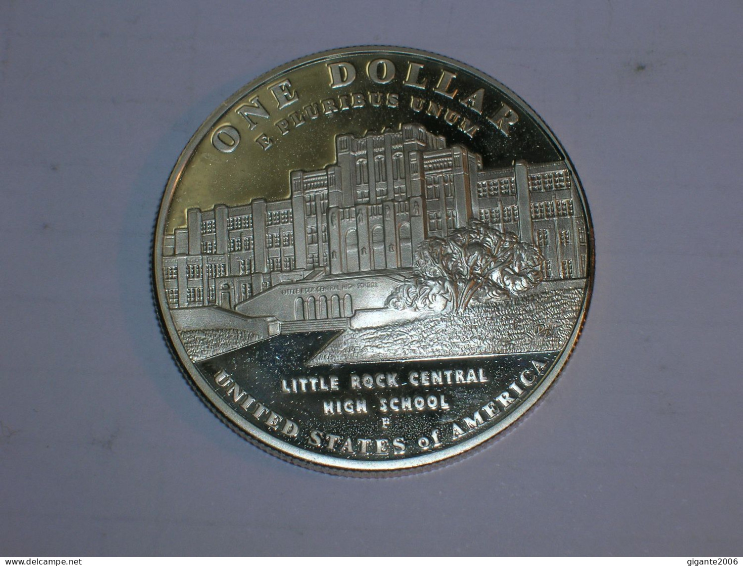 Estados Unidos/USA 1 Dolar Conmemorativo, 2007 S, Proof, Little Rock Central High Scholl (13964) - Commemoratifs