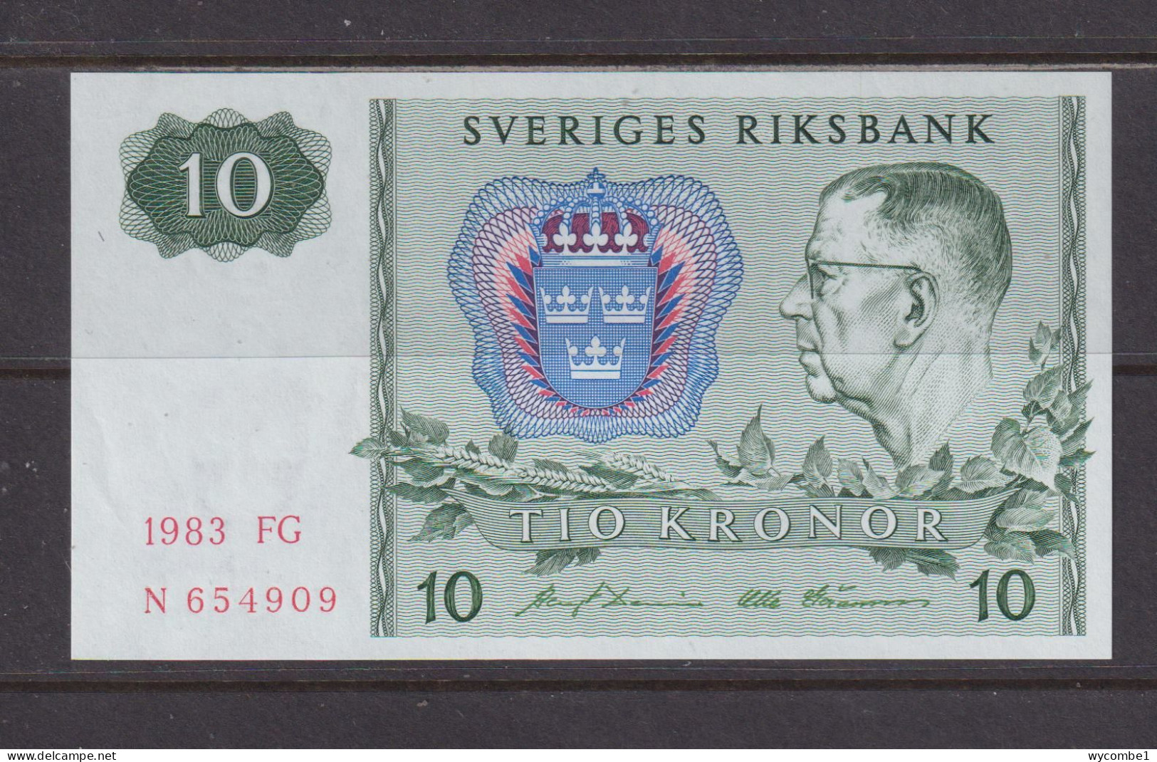 SWEDEN - 1983 10 Kronor UNC/aUNC Banknote As Scans - Sweden