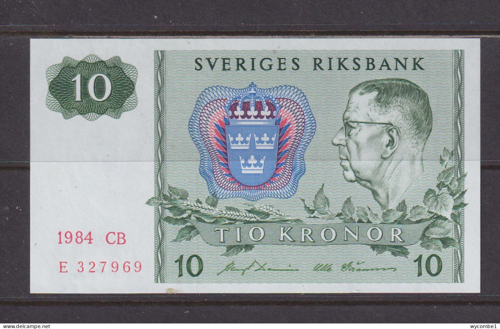 SWEDEN - 1984 10 Kronor UNC/aUNC Banknote As Scans - Sweden