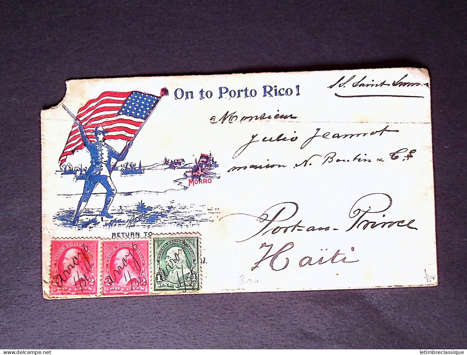 Lettre 1865-1969, Lot of 18 covers and cards from all periods, noted several mixed frankings such a the Canal Zone, also